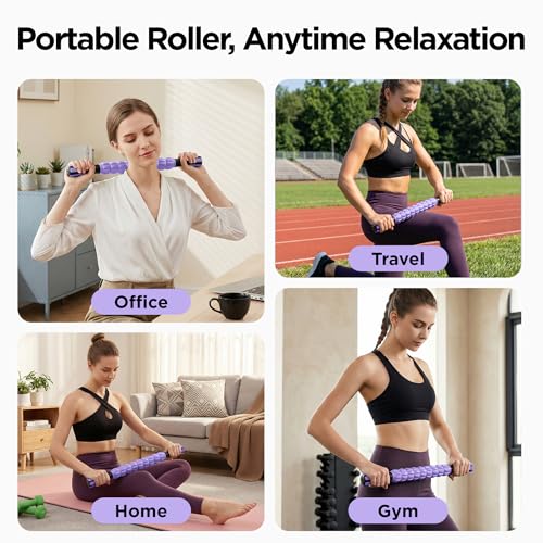 Muscle Roller & Massage Roller Stick for Athletes