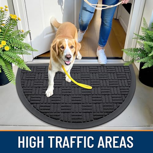 Half Circle Front Door Mat 29.5x17 (3.46 Sq Ft)