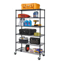 6 Tier Wire Shelf with Wheels