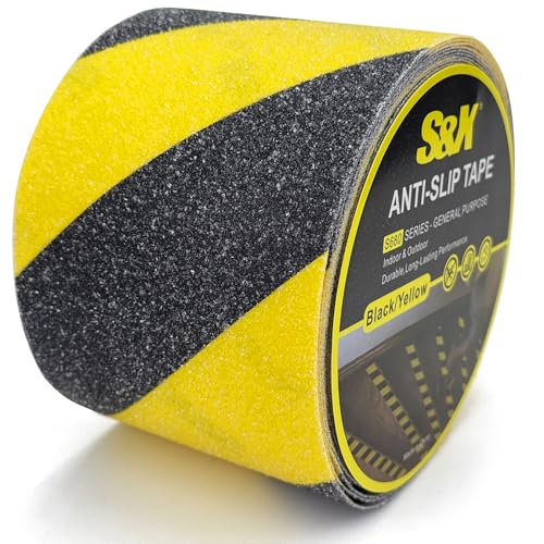 Anti Slip Tape 4in x 33ft Grip Tape for Stairs & Ramps