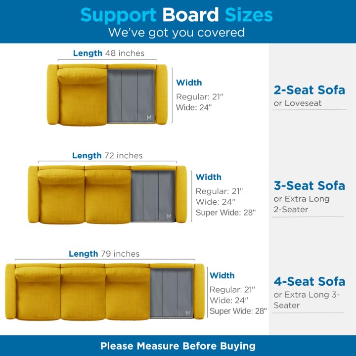 Couch Cushion Support Board for Sagging Sofa Cushions
