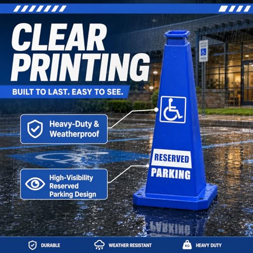 Reserved Parking Cones 3 Pack