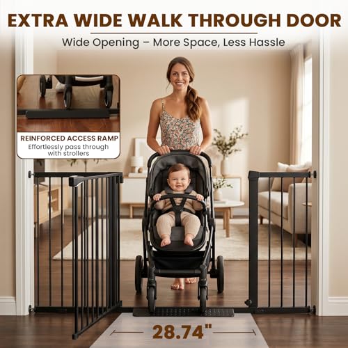Extra Wide Large Baby Gate for Doorways