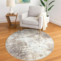 Round Area Rug 5 Ft Circle Entryway Rugs Round Washable Door Mat Indoor Entrance (25 Count)