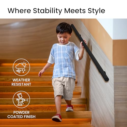 Meranti Aluminum Handrail for Indoor or Outdoor Steps and Stairs