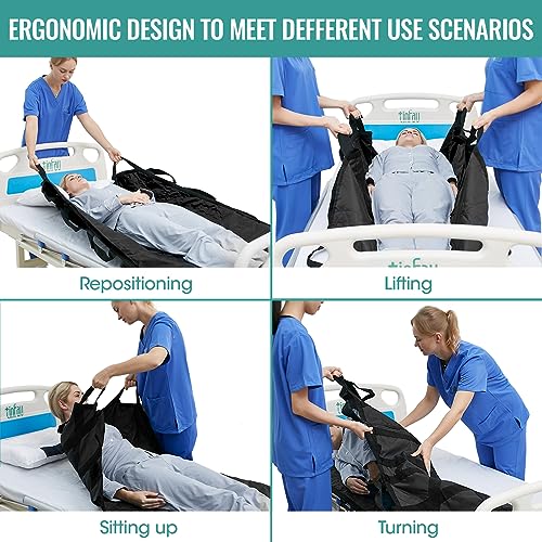Bed Positioning Pad with Reinforced Handle