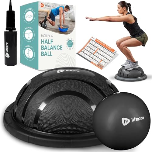 Horizon Half Balance Ball Trainer with 440 lb Capacity Stability