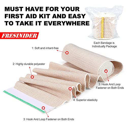 Premium Elastic Bandage Wrap (6 Count)
