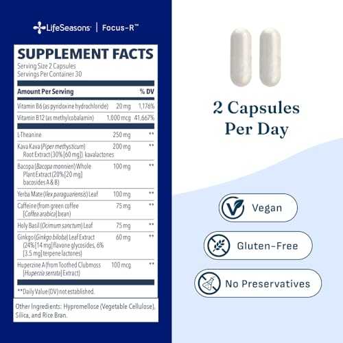 Focus R Concentration Support (60 Count)