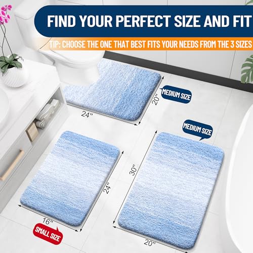 Bathroom Runner Rug 47x24