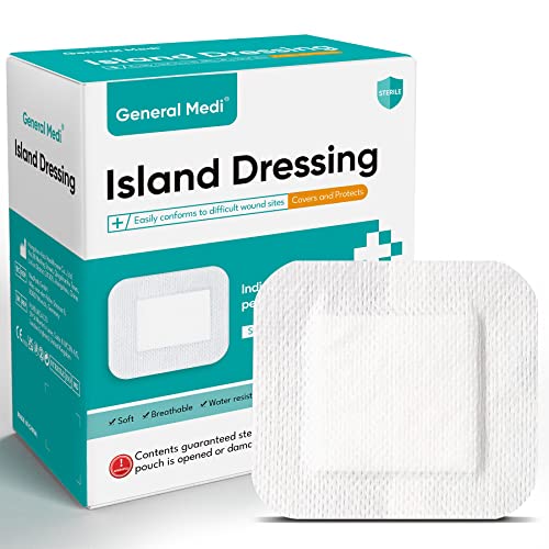 Sterile Island Dressing Bordered Gauze (50 Count)