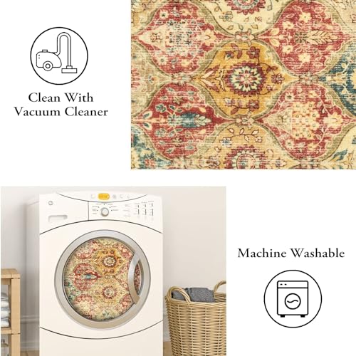 Moroccan Washable Rugs for Living Room