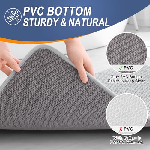 Memory Foam Large Bathroom Rug 47x32