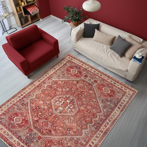 Vintage Washable Entryway Rug