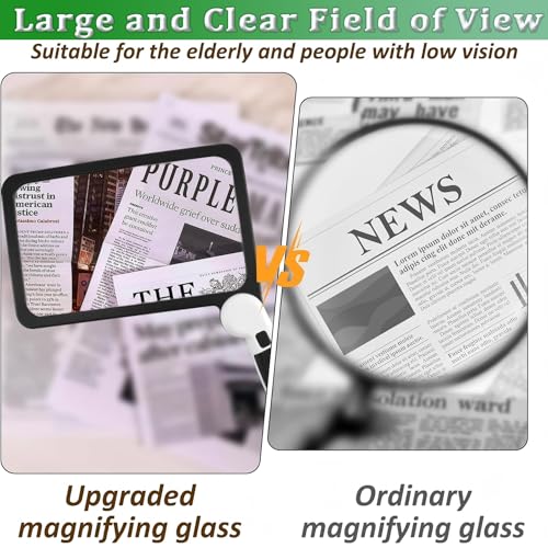 5X Large Full Page Magnifying Glass