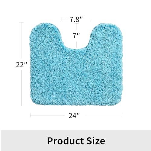 Toilet Mat 22x24 Sky Blue (3.675 Sq Ft)