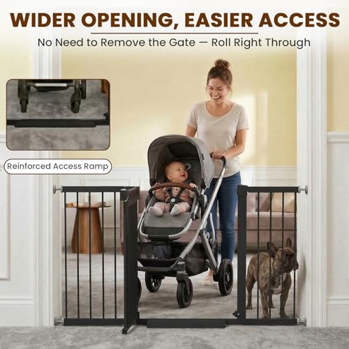 29.7 57" Extra Wide Baby Gate for Doorways