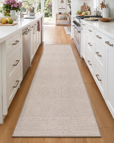 Runner Rug 36"x120"Non Slip Rubber Backing Hallway Rug