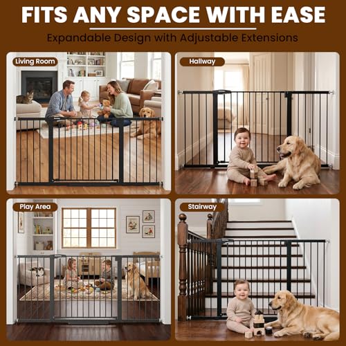 36 63" Extra Wide Baby Gate for Stairs
