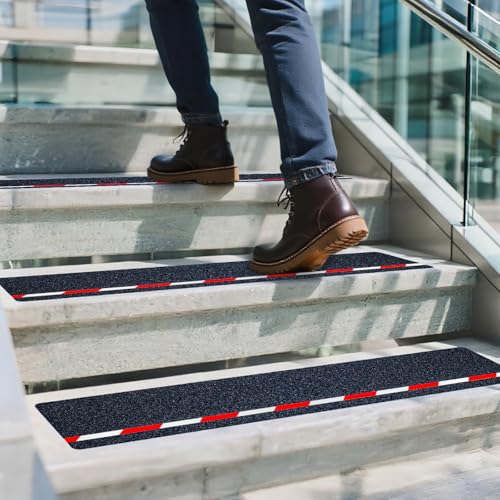 LifeGrip Reflective Anti Slip Stair Treads 6"x28" 10 (10 Count)