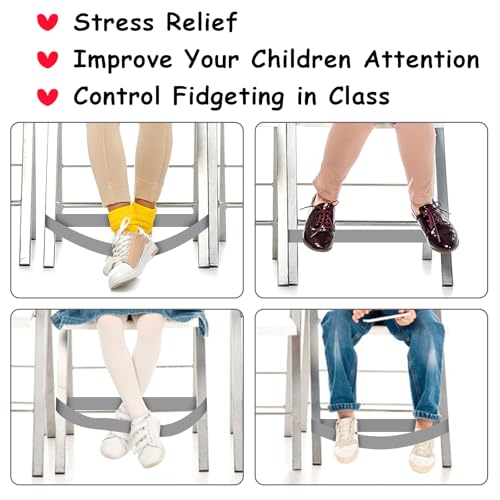 6 Pack Chair Bands for Kids with Fidgety Feet