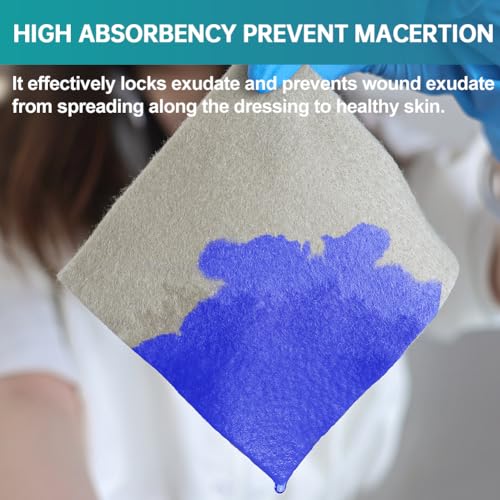 Upgrade Silver Calcium Alginate Wound Dressing (5 Count)