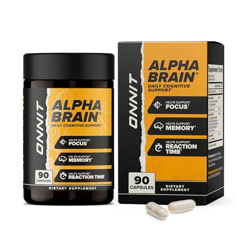 Alpha Brain Nootropic Brain Supplement for Focus & Memory (90 Count)