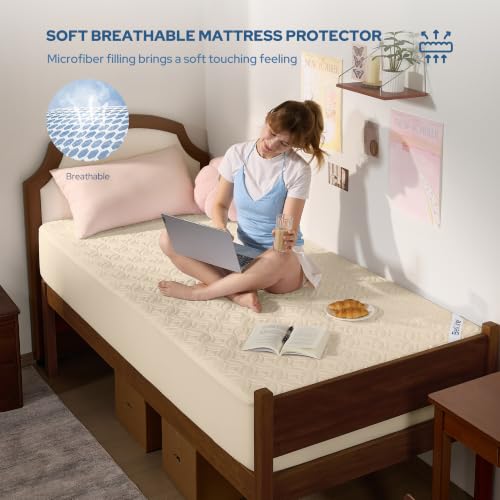 2 Pack Waterproof Mattress Protector Twin XL (2 Count)