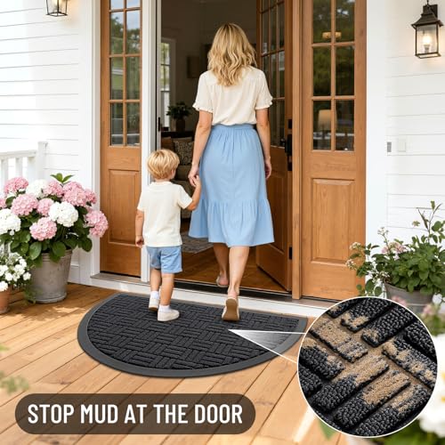 Half Circle Front Door Mat 29.5x17 (3.46 Sq Ft)