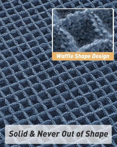 Upgraded Waffle Bath Mat Runner Absorbent Non Slip Bathroom Mat
