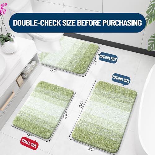 Small Bathroom Rugs 24x16 (2 Sq Ft)