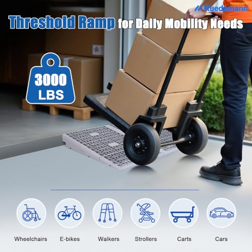 2" Rise Modular Threshold Ramps for Doorways