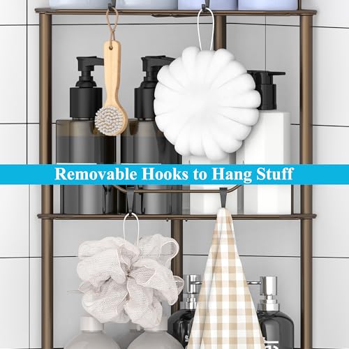 Metal Floor Standing Corner Shower Caddy