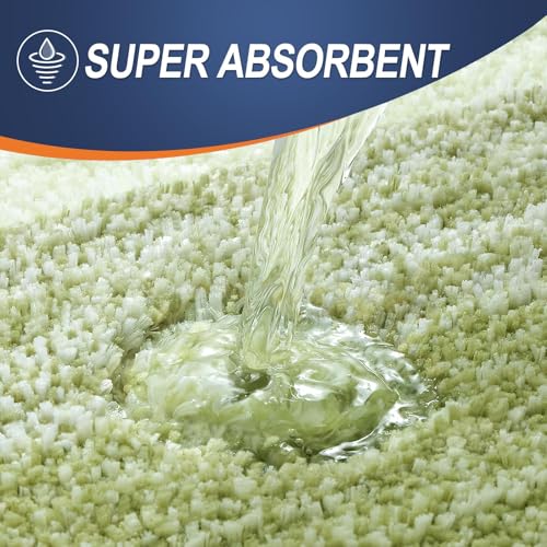 Micorfiber Bathroom Rug Set 2 Piece (6 Sq Ft)