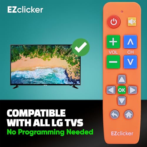 Big Button TV Remote for LG TVs Only