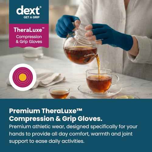 Fingerless Compression Gloves for Men & Women for Everyday Comfort & Hand Support