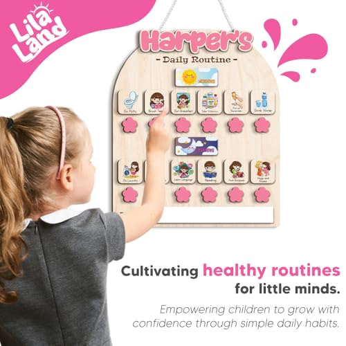Personalized Wooden Chore Chart for Kids