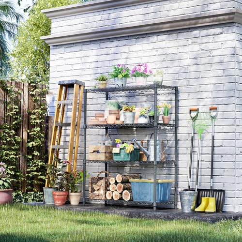 Outdoor Metal Storage Shelving Unit