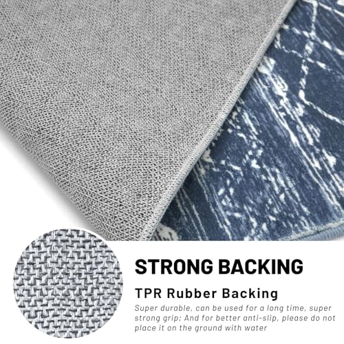 Area Rug 5x7 Navy Blue
