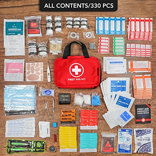 330 Piece First Aid Kit (330 Count)