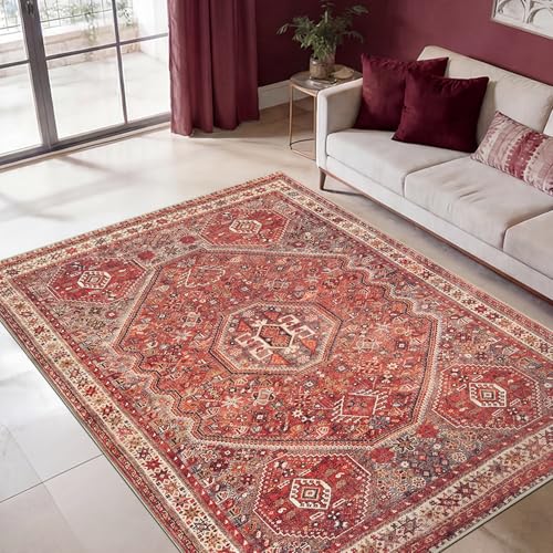 Vintage Washable Entryway Rug
