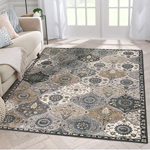 Moroccan Washable Living Room Rug