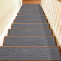 Linen Stair Treads for Wooden Steps Indoor