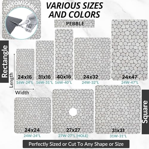 Square Shower Mat