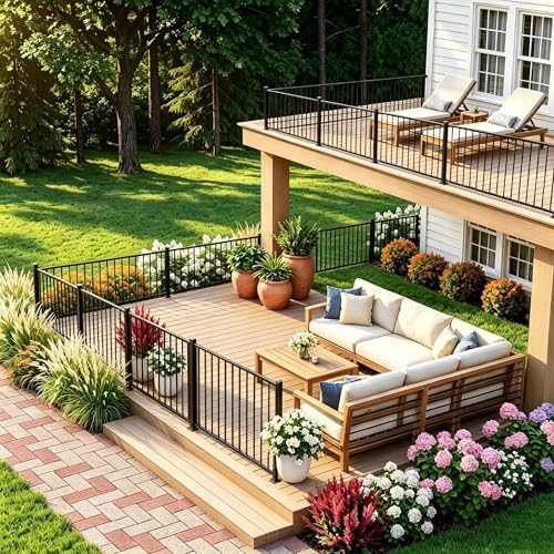 3Ft W x 36in H Level Deck Railing Kit