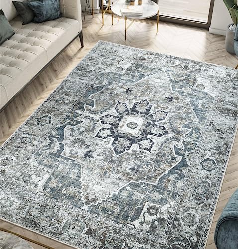 Vintage Washable Entryway Rug