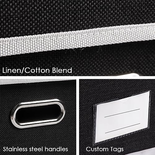 Extra Large Collapsible Storage Bins with Lids [3 (3 Count)