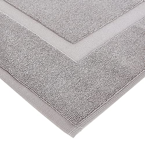 Banded Bathroom Bath Rug Mat