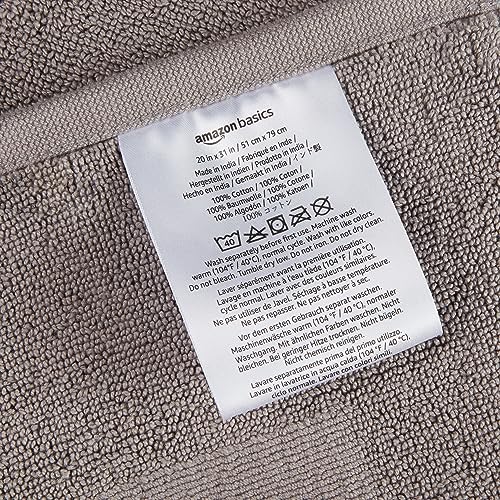 Banded Bathroom Bath Rug Mat