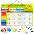 Magnetic Reward Behavior Star Chore Chart for One or Multiple Kids (300 Count)